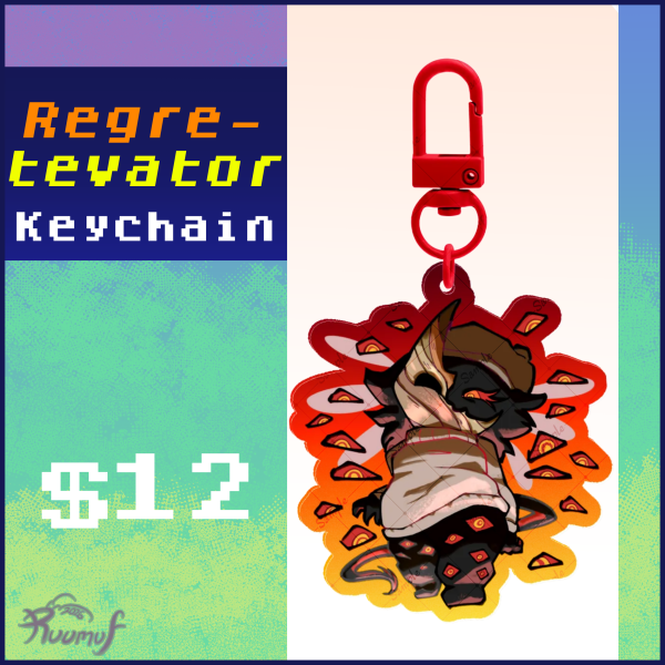 Regretevator Folly Keychain