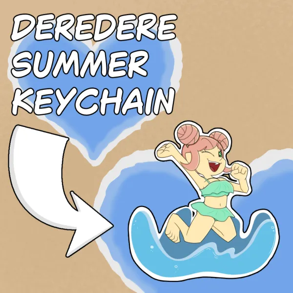 Summer Seafoam Dere | DereDere Summer Keychain