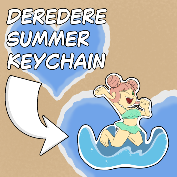 Summer Seafoam Dere | DereDere Keychain
