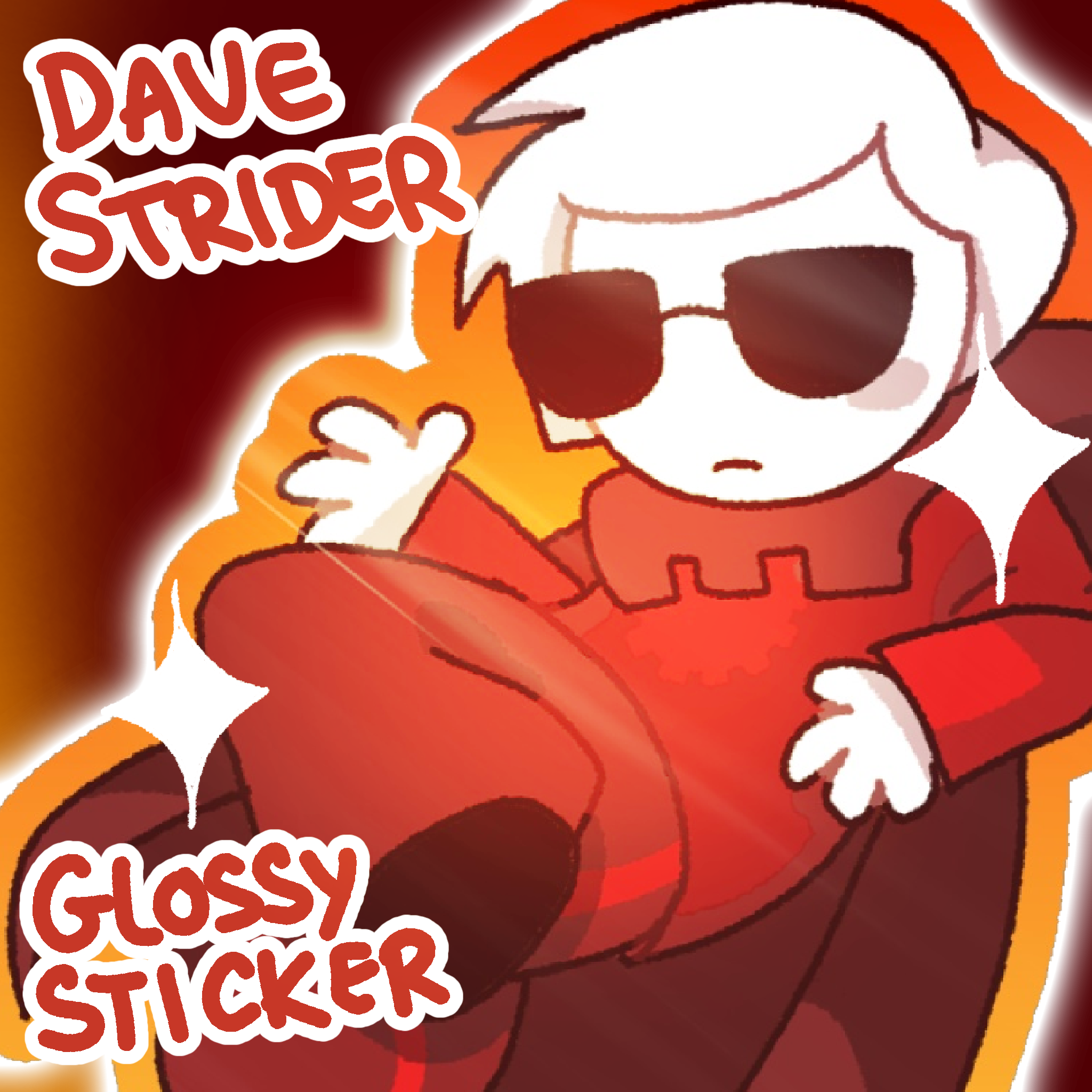 DAVE STRIDER sticker