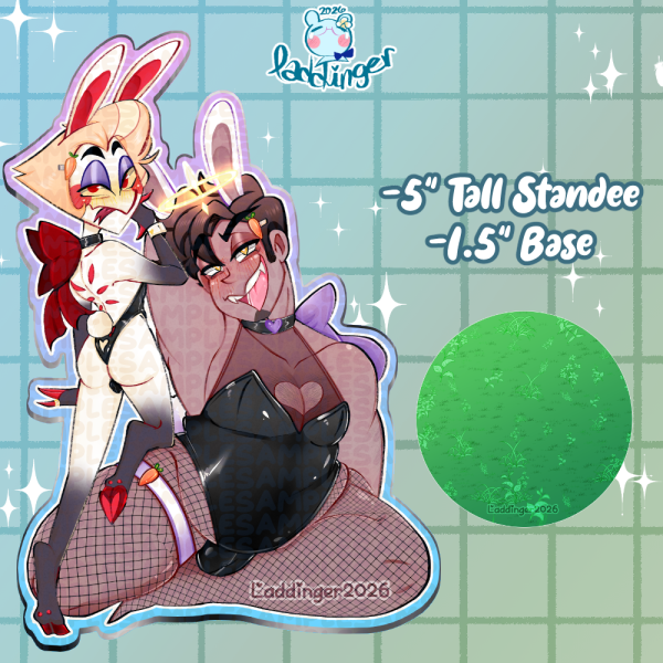 [AdamsApple] 5" Easter Bunnies Standee