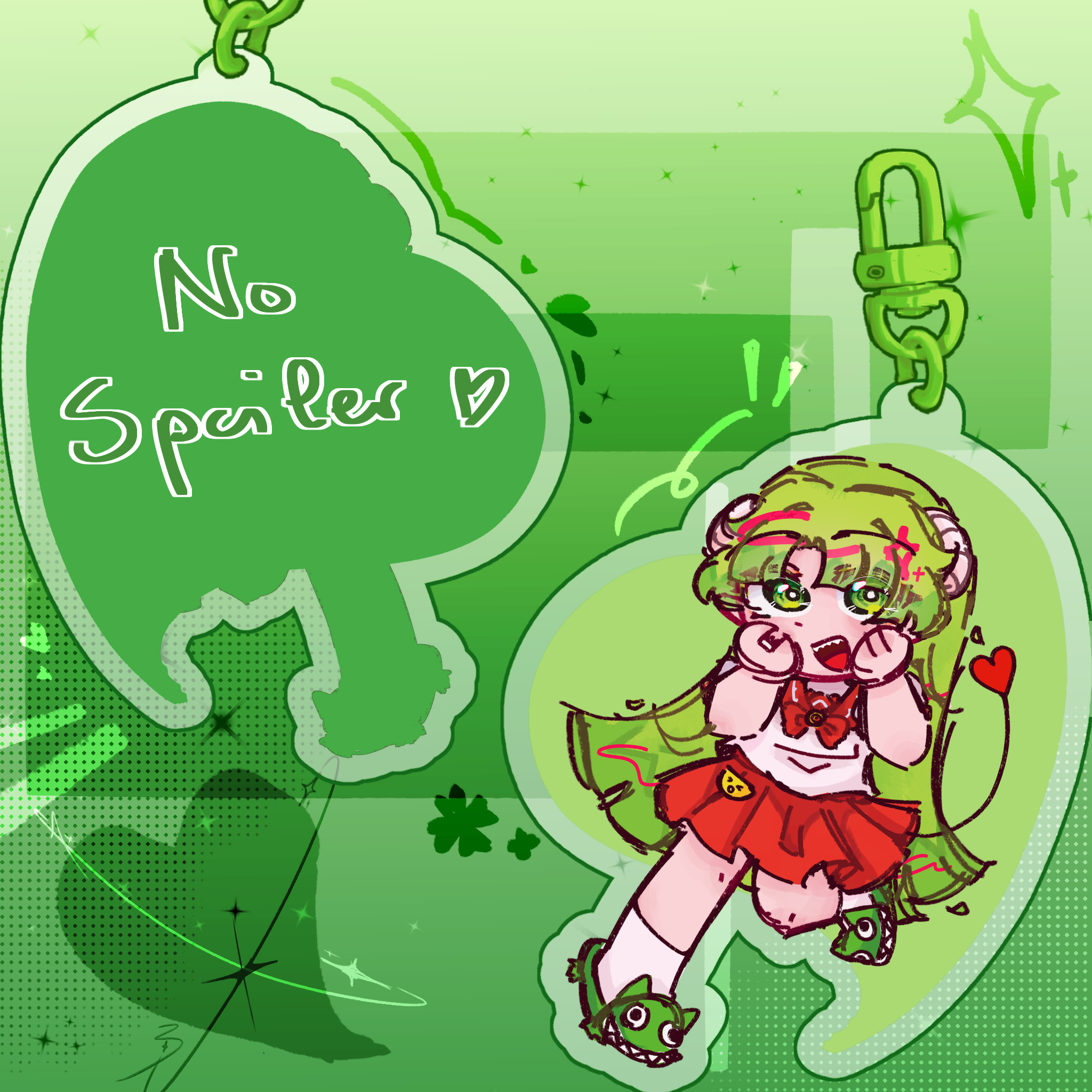 Clara Valac double side keychain ✦ Mairimashita! Iruma kun