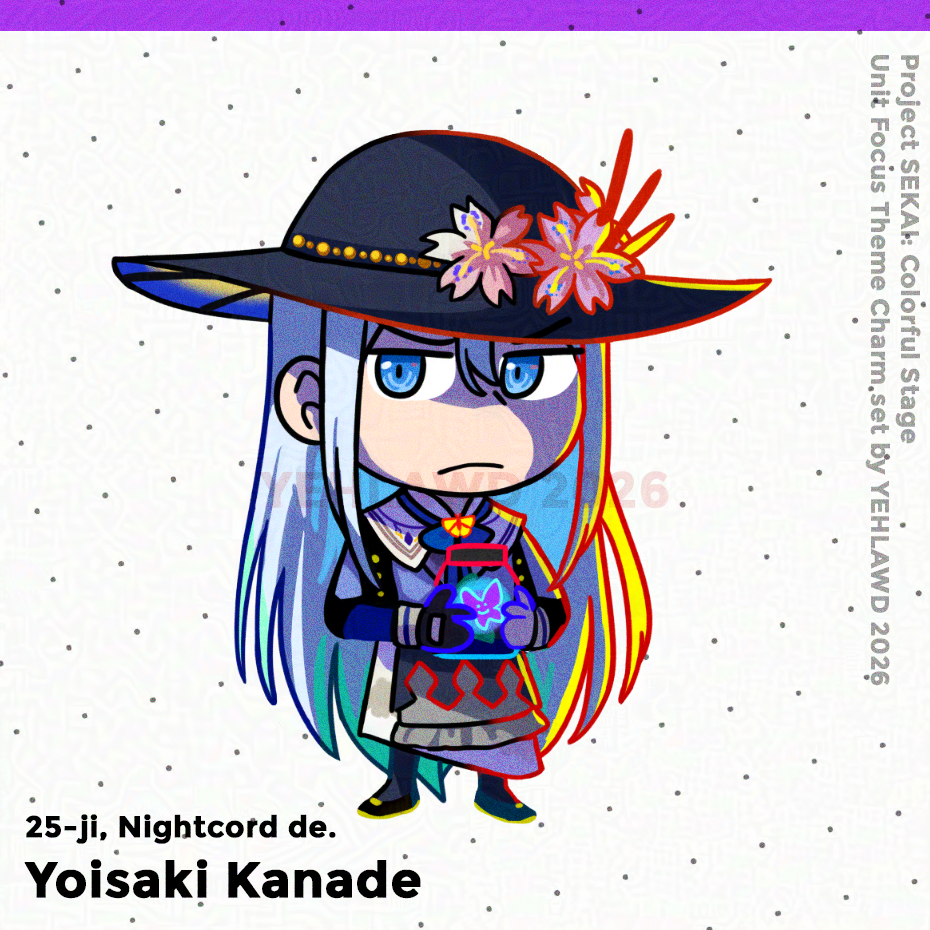 PRSK charms 2026 - Yoisaki Kanade