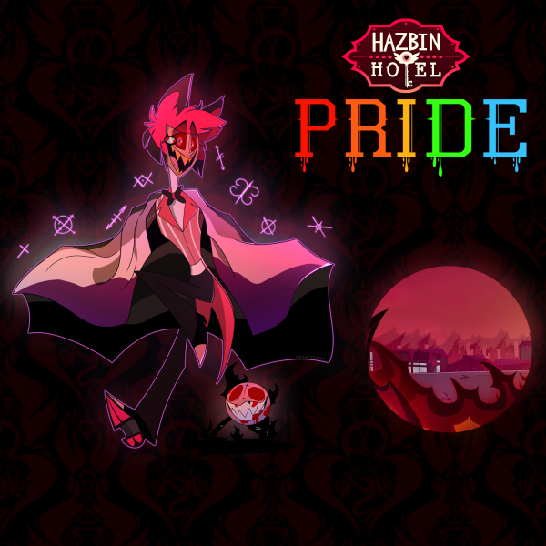 Ace Pride- Alastor Hazbin Hotel Acrylic Standee