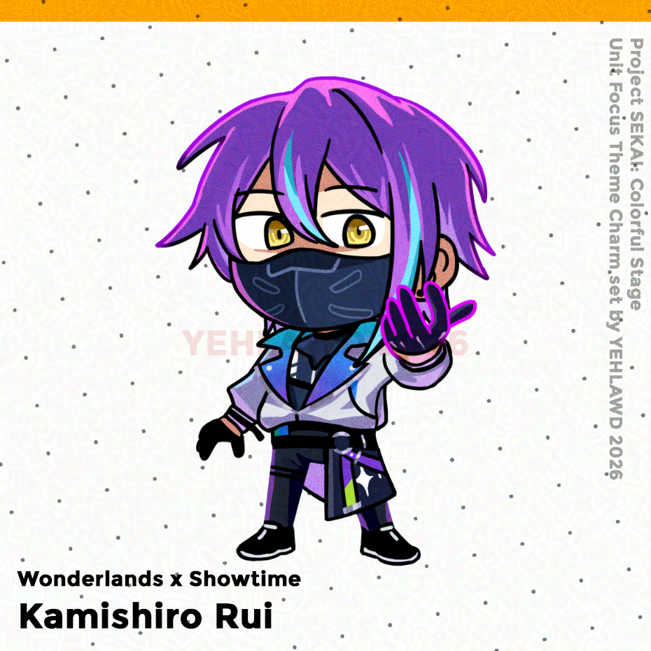 PRSK charms 2026 - Kamishiro Rui
