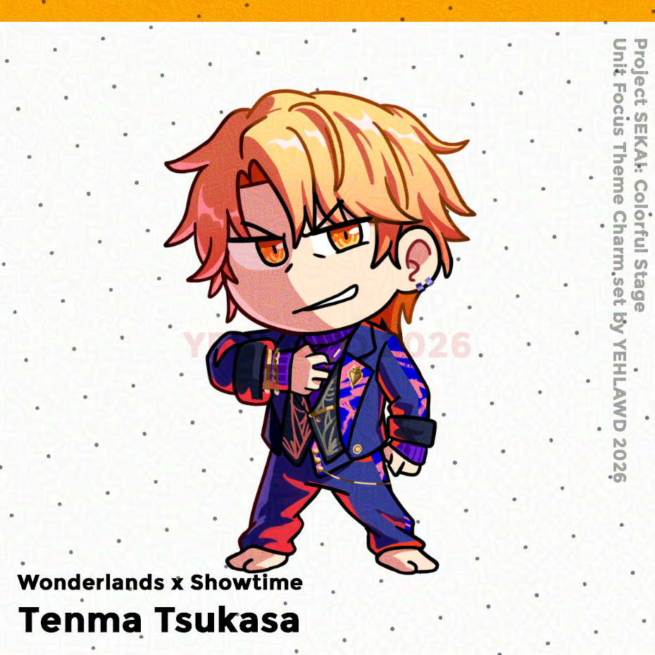 PRSK charms 2026 - Tenma Tsukasa