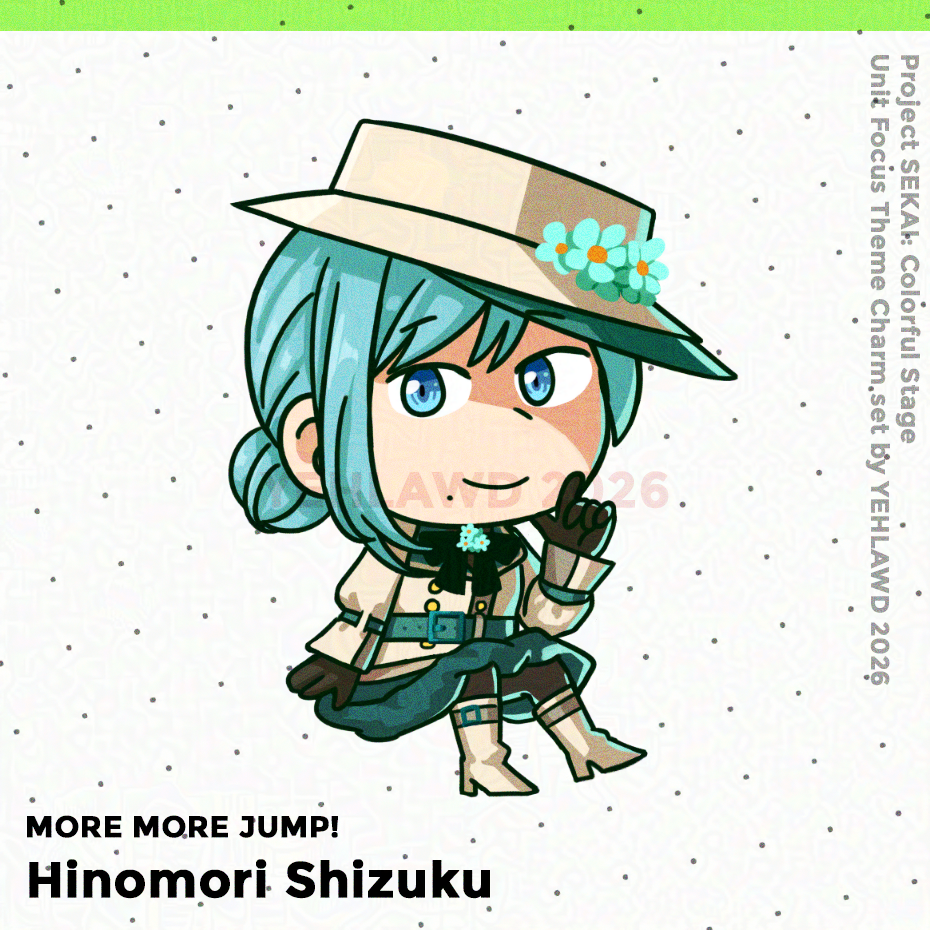 PRSK charms 2026 - Hinomori Shizuku