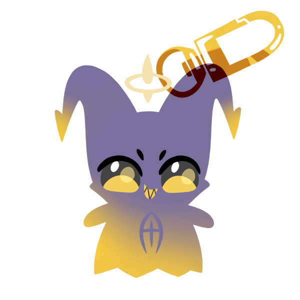 Adam gummy keychain