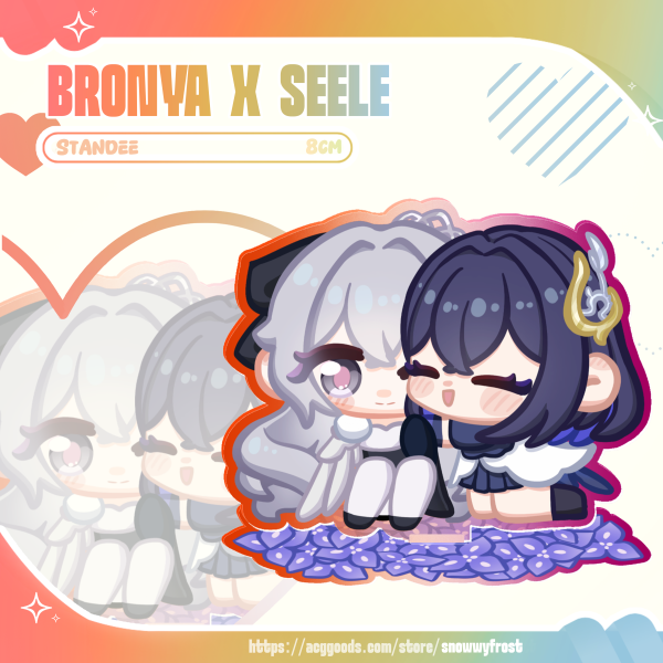 [HI3] Hoyoverse Pride - Acrylic Standee - Bronya & Seele