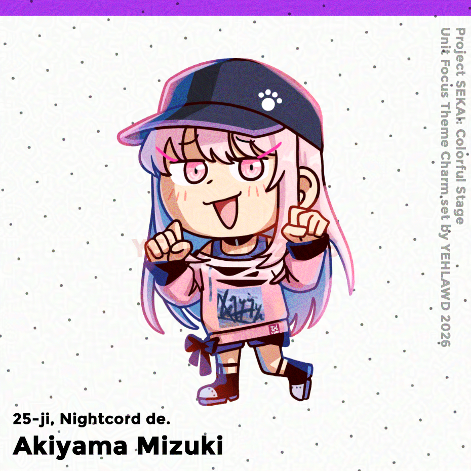 PRSK charms 2026 - Akiyama Mizuki