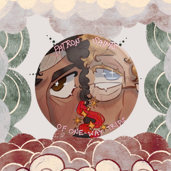 BLOODYMARY (Project Hail Mary [Ryland Grace] x Iron Lung [Simon the Convict] Soft Touch Round Badge