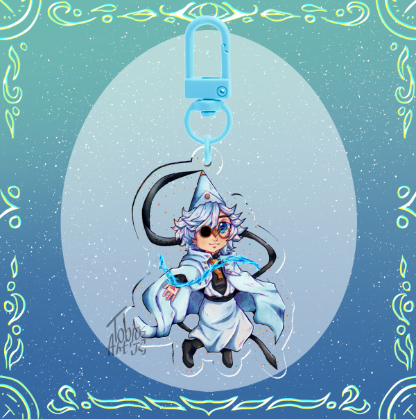 Qifrey witch hat Atelier Glitter Acrylic Keychains