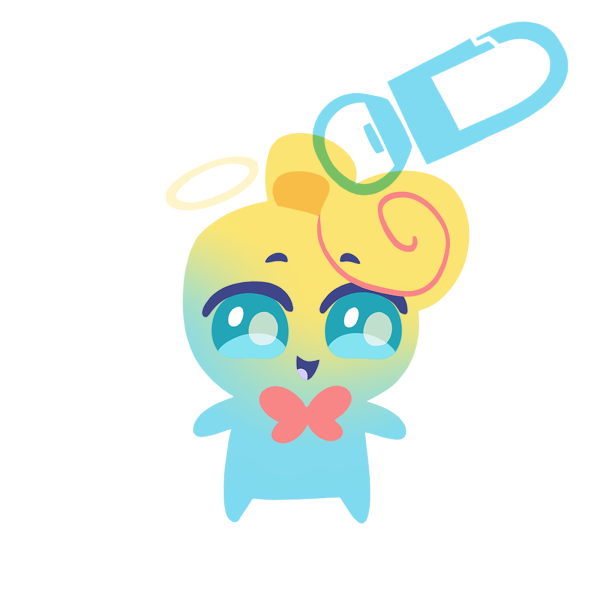 Peter gummy keychain