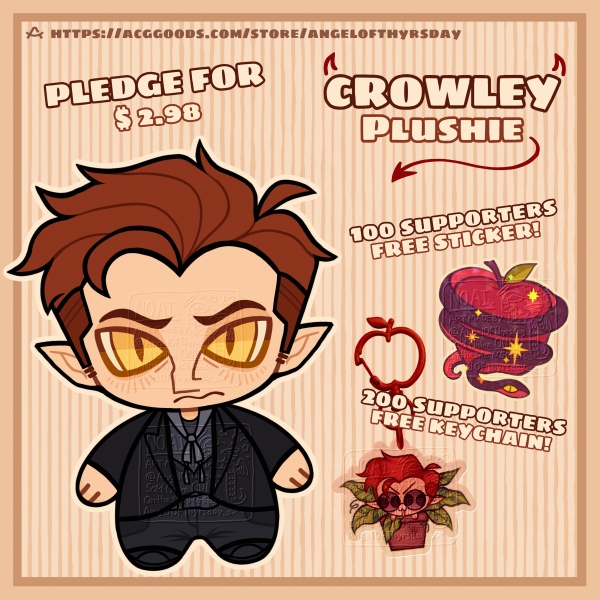 Anthony J. Crowley Plushie