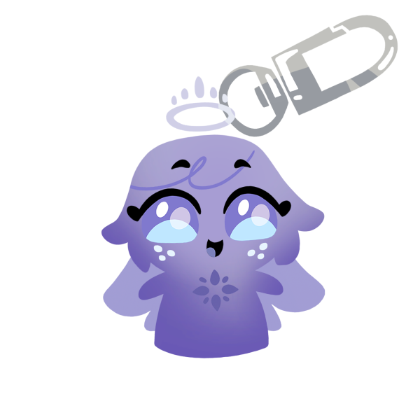 Emily gummy keychain