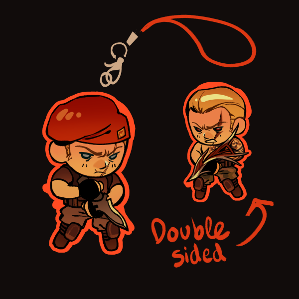Jack Krauser PHONE CHARM (Resident Evil 4)
