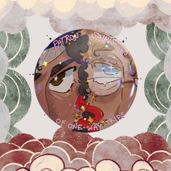 BLOODYMARY (Project Hail Mary [Ryland Grace] x Iron Lung [Simon the Convict] Holo Star Round Badge