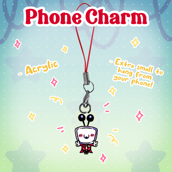 TV Pose Acrylic Phone Charm - [Deltarune]