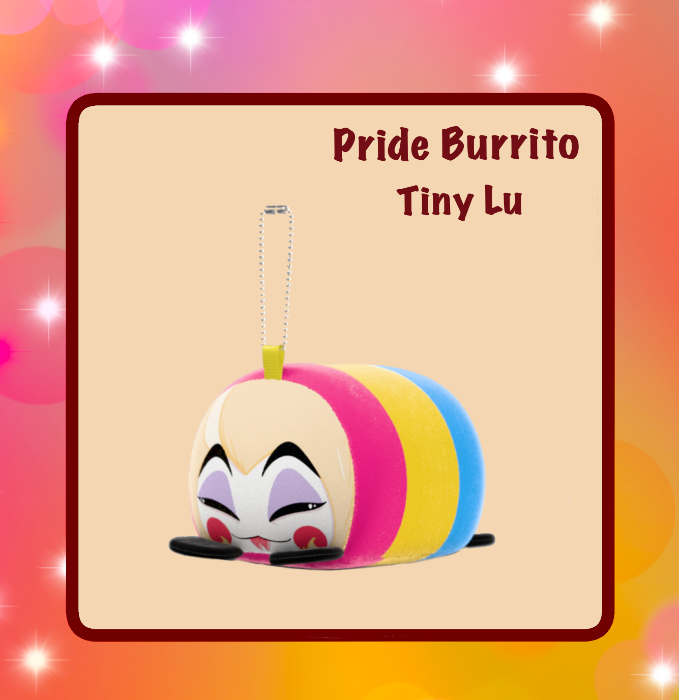 Lucifer – Squeaky Pride Burrito – Plush Keychain