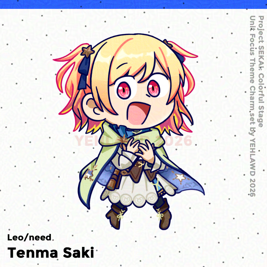 PRSK charms 2026 - Tenma Saki