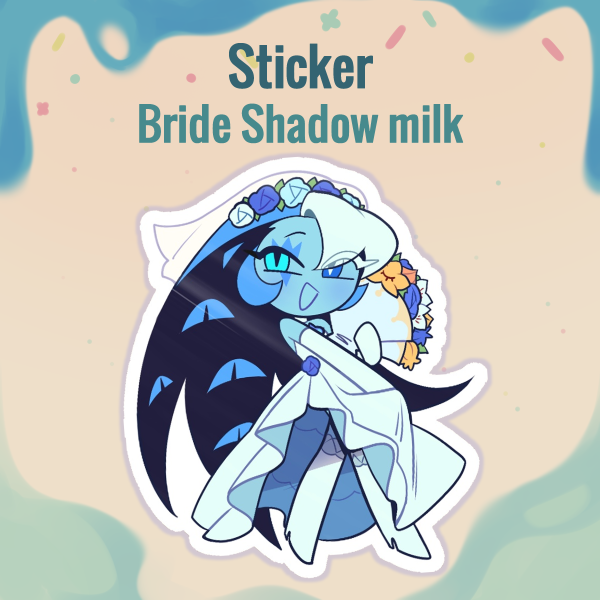 Bride Shadow Milk Sticker