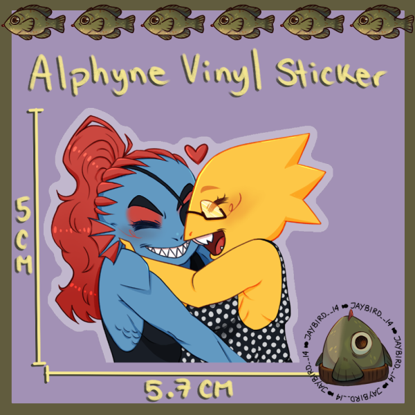 Alphyne Clear Vinyl Sticker