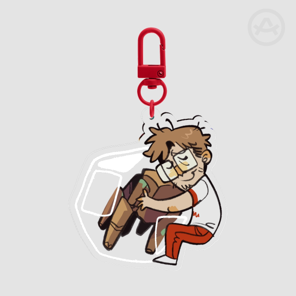 Grace & Rocky Keychain