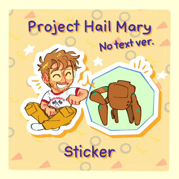 Project Hail Mary - Big Apple, Baby! Sticker (Textless Ver.)