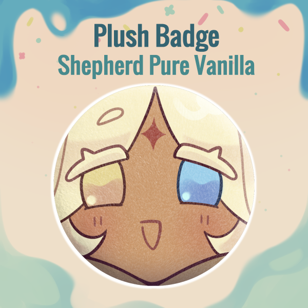 Shepherd Pure Vanilla Plush Badge