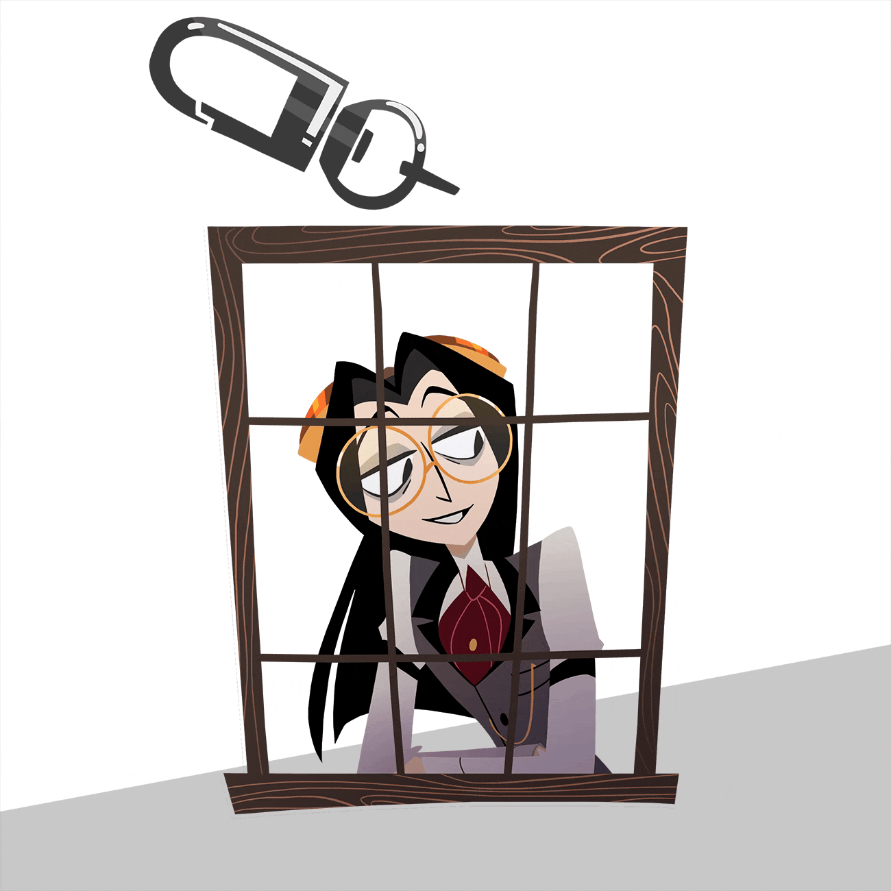 Pendleton window keychain 2