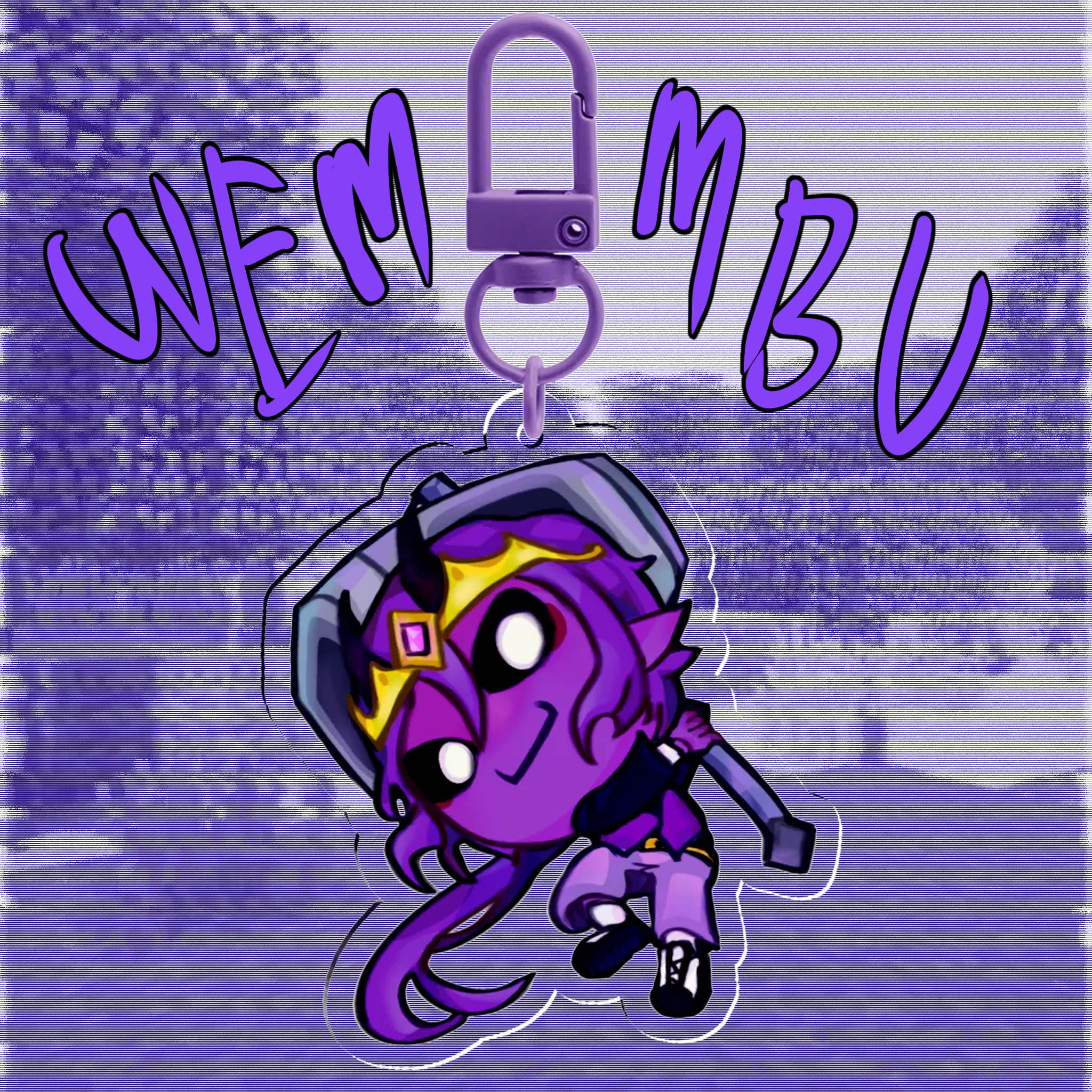 Wemmbu Unstable Universe SMP acrylic keychain charm