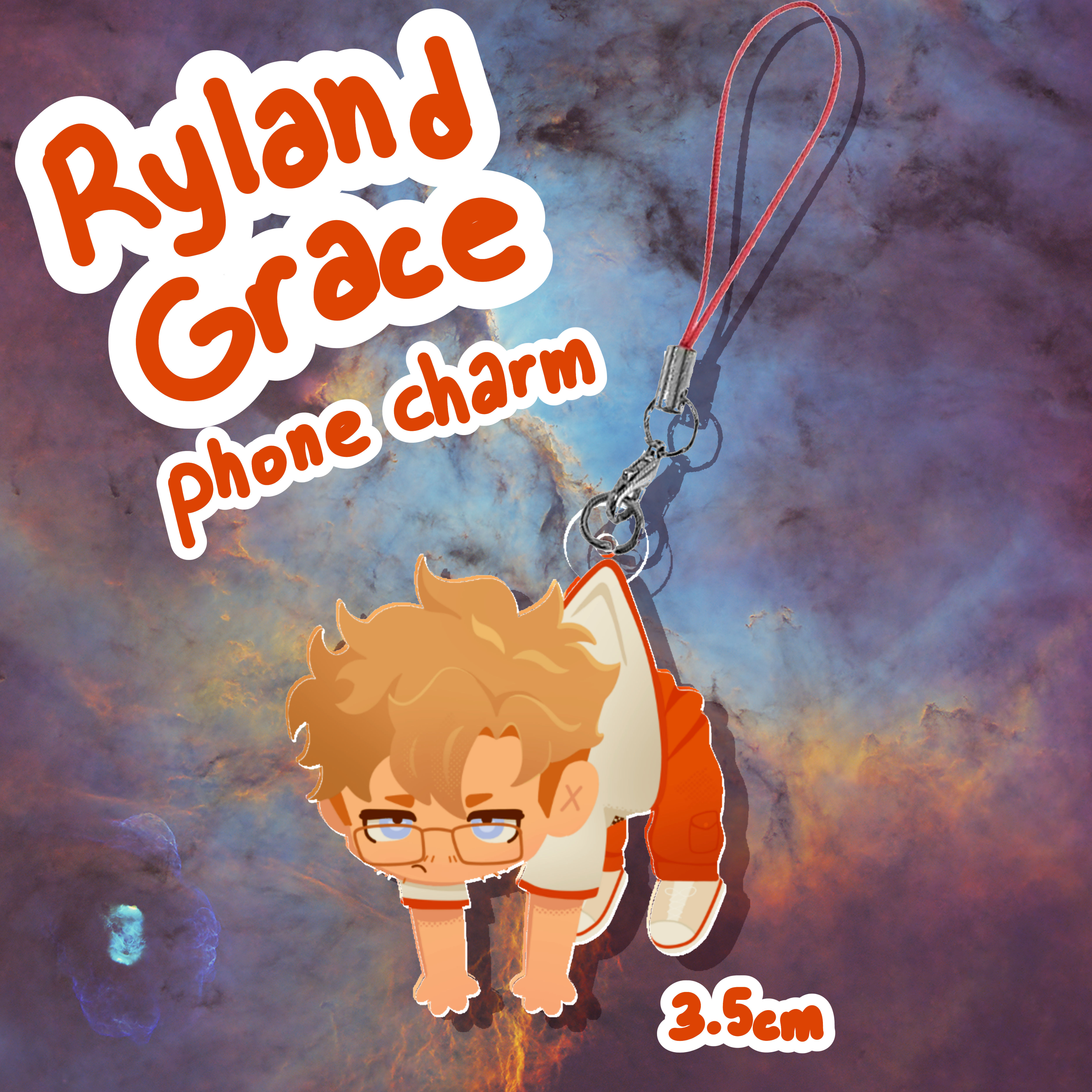 Ryland Grace Project Hail Mary Acrylic Phone Charm