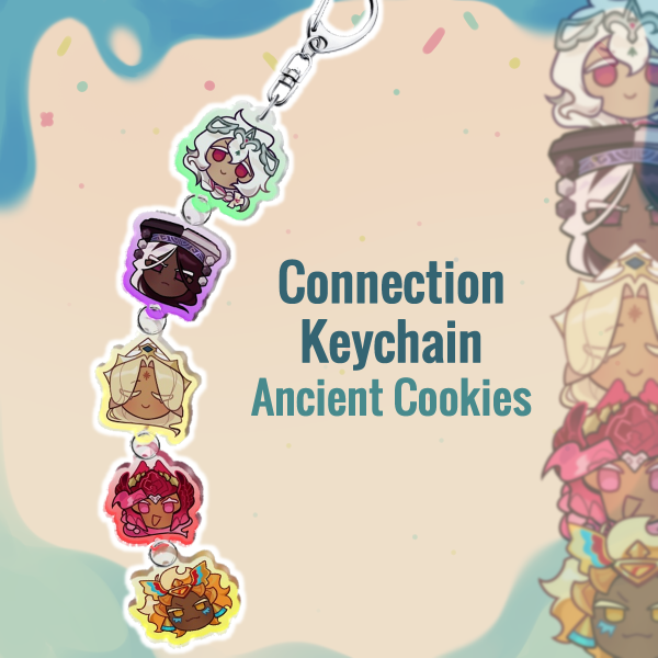 Ancient Cookies Connection Keychain