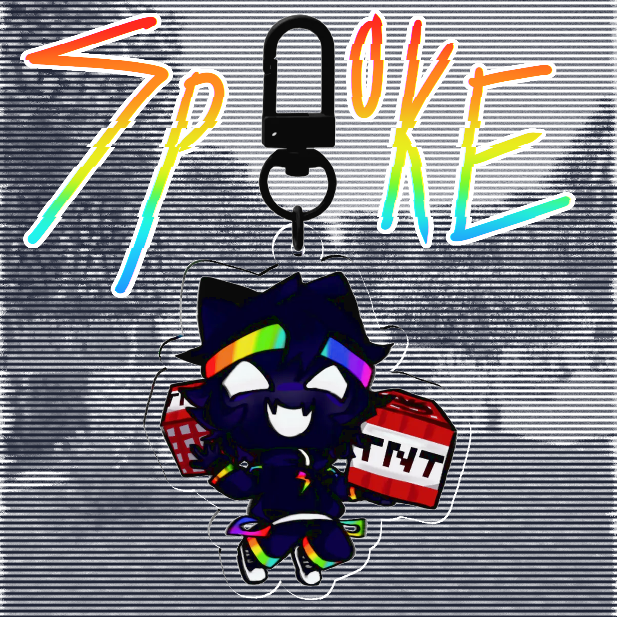 Spoke Unstable Universe SMP acrylic keychain charm
