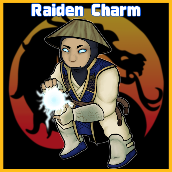 Classic Raiden Keychain