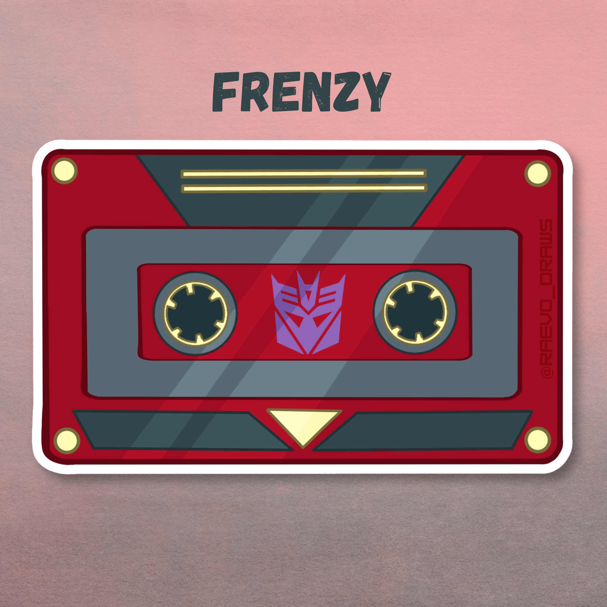 Frenzy Cassette: Transformers Sticker