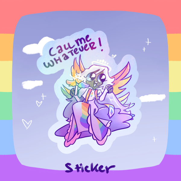 Emily Pride Sticker || “Call me whatever!”