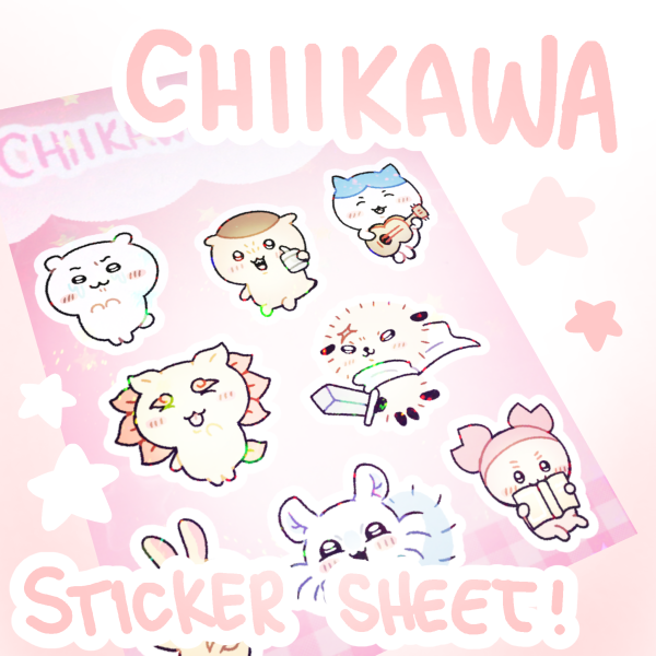 CHIIKAWA sticker sheet