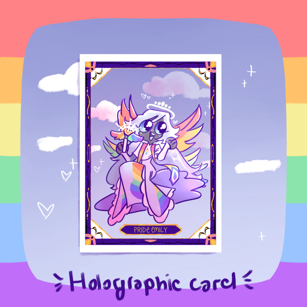 Pride Emily || Hazbin Fan Card
