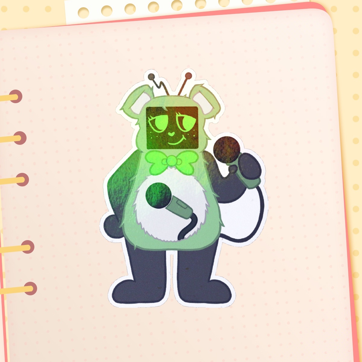 Vee Care Bear Sticker