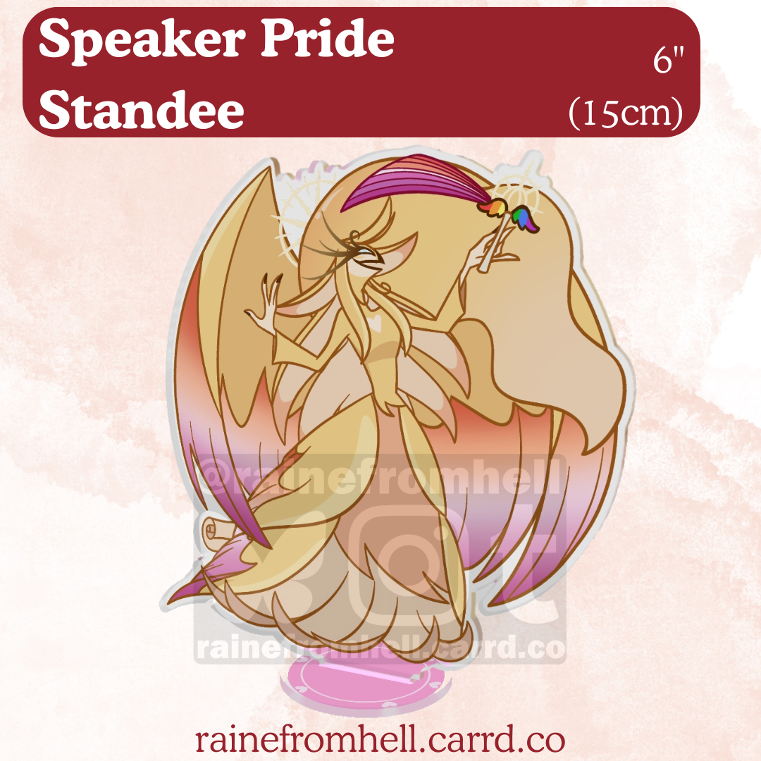 [6" Standee] The Speaker Lesbian Pride
