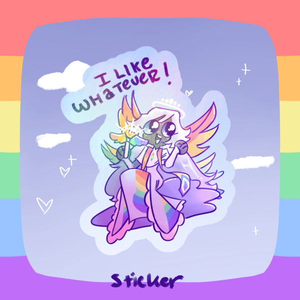 Emily Pride Sticker || “I like whatever!”
