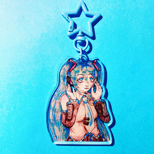 Vocaloid Hatsune Miku keychain