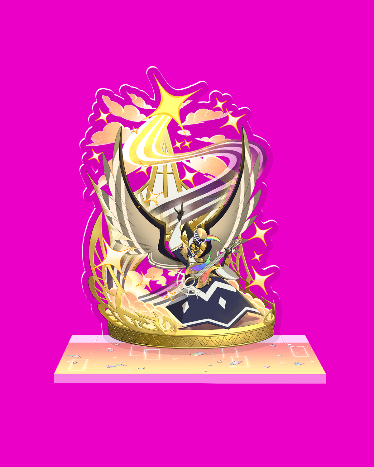 Hazbin Hotel: Pride 2026 Adam Acrylic standee by Crezz Star - ACGGOODS
