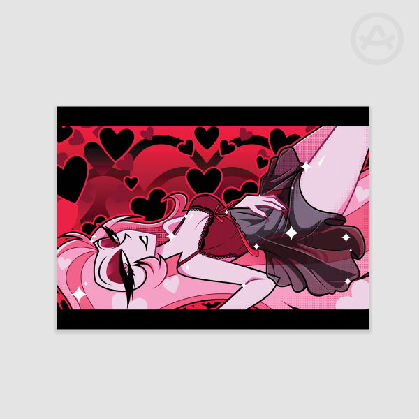 Hazbin Hotel - Pin-Up Lilith Morningstar Valentine's Day Poster Print