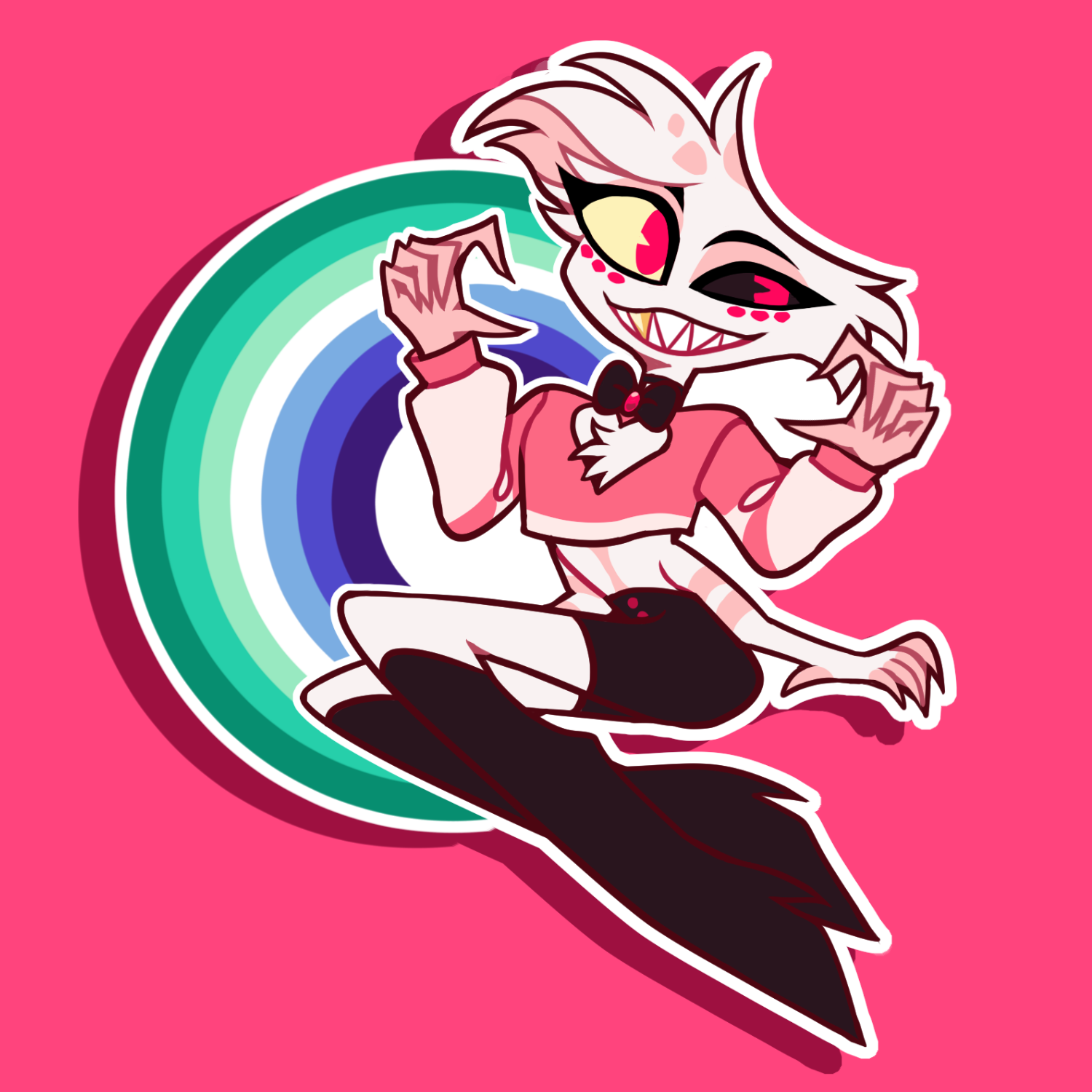 PRIDE 2026 | Angel Dust Sticker