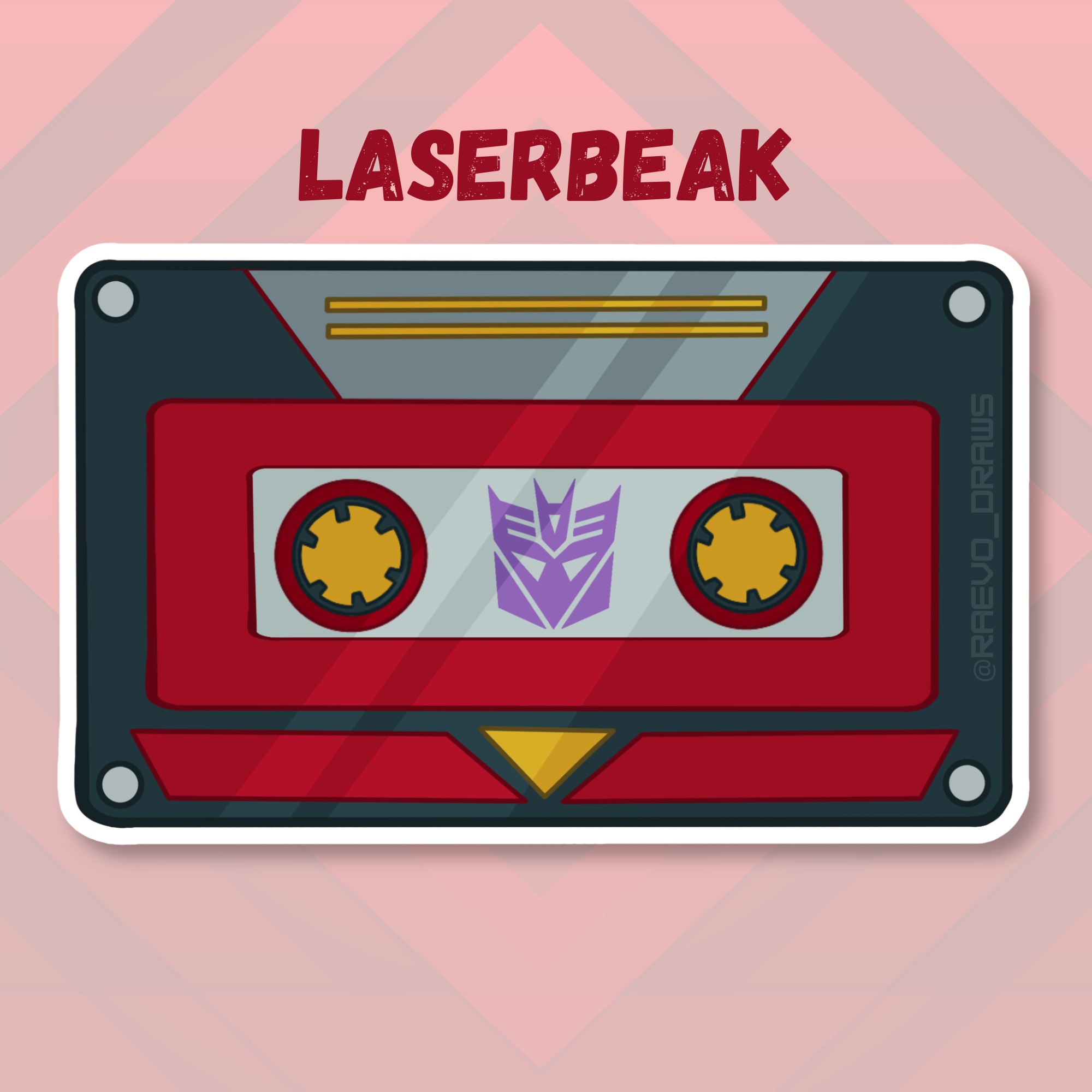 Laserbeak Cassette: Transformers Sticker