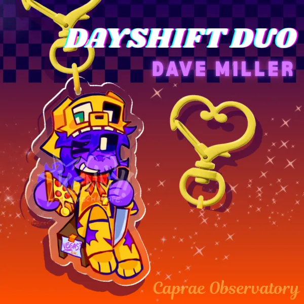 Dave Miller - [Dayshift at Freddy's] Acrylic Keychain