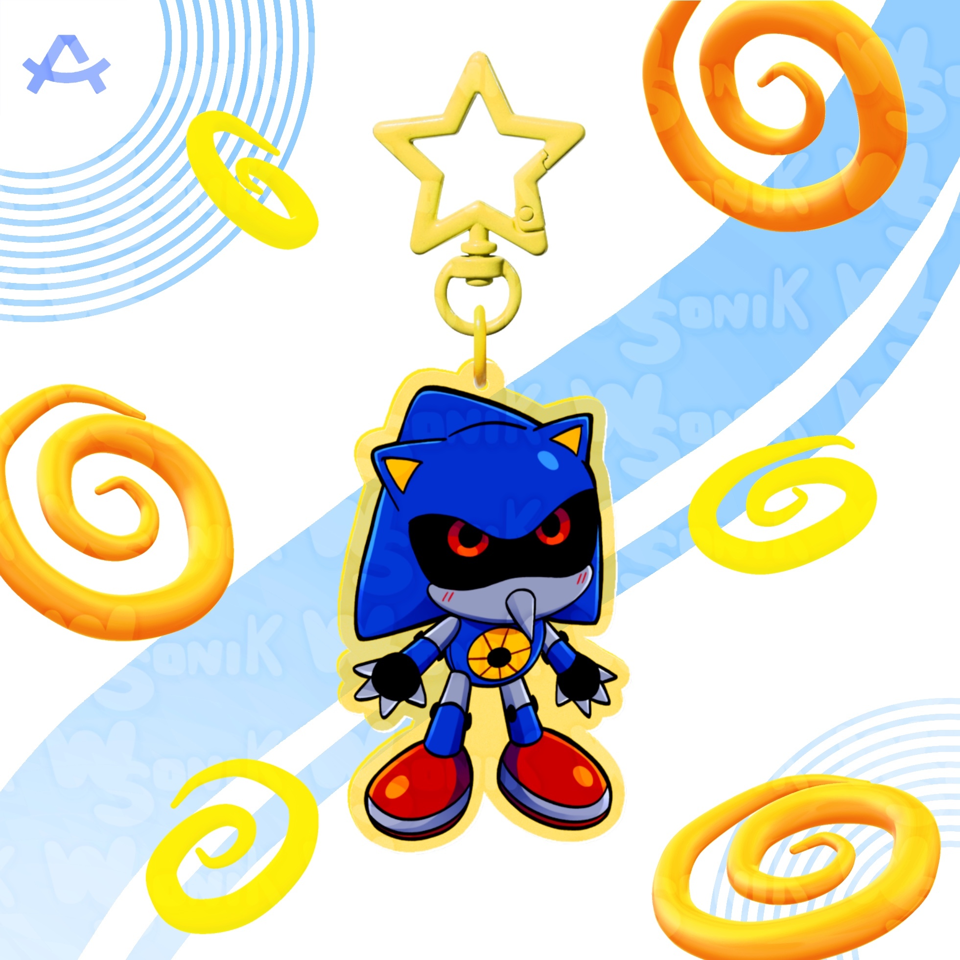 B Metal Sonic - Keychain