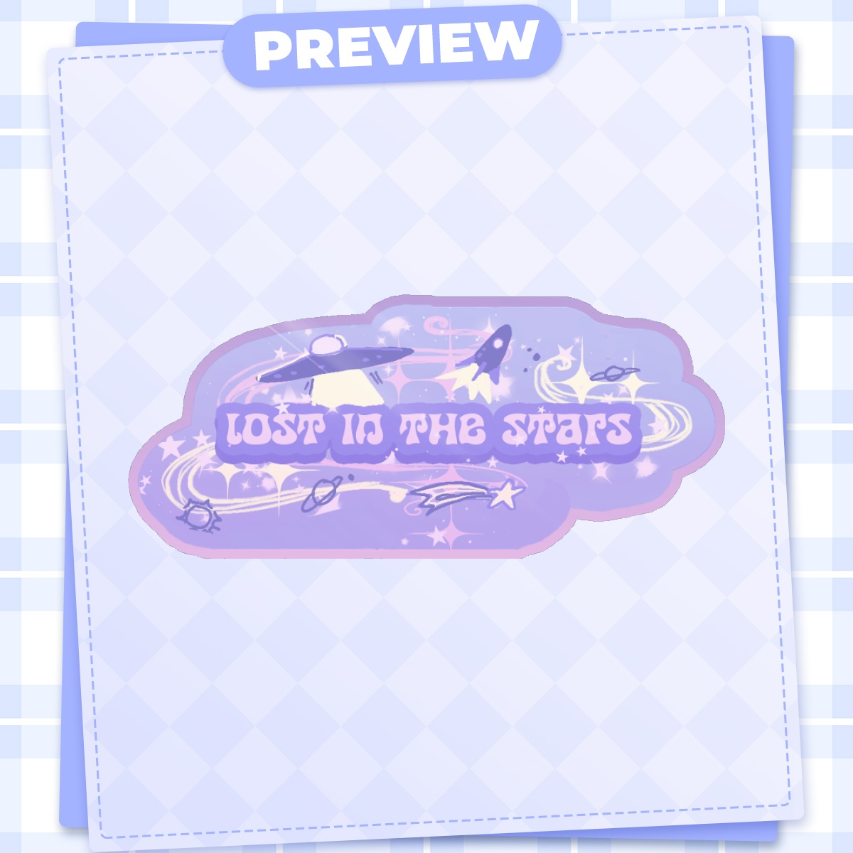 "Lost In the Stars" Sticker